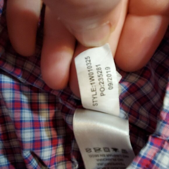 Vineyard Vines Shirt Adult Large Pink Red Whale Button Up Murray Mens Slim Fit - Picture 8 of 9